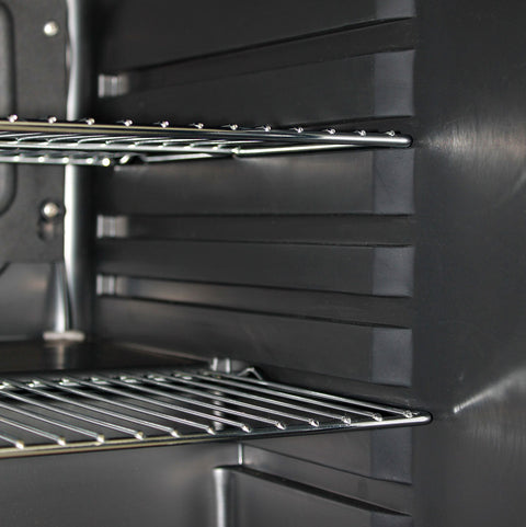 Black Small Quiet Accommodation Mini Bar Fridge 46 Litre Reliable Schmick Brand - Model HUS-BC46B2