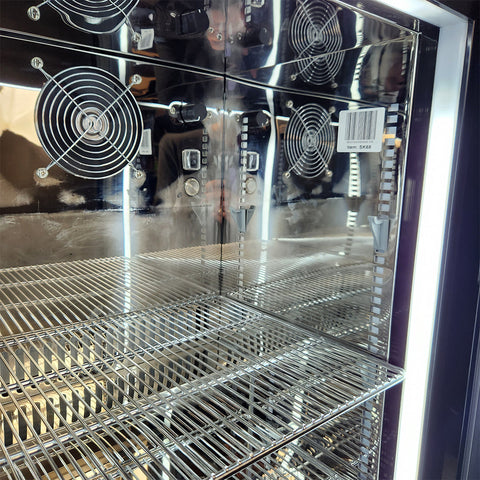 Classy Quiet 69Ltr Triple Glazed Bar Fridge With Blue and White Led - Model SK68R-B