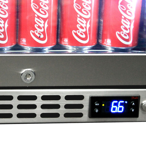 Schmick Quiet Running Front Venting Under Bench Heated Glass Door Bar Fridge Model SK116R-HD