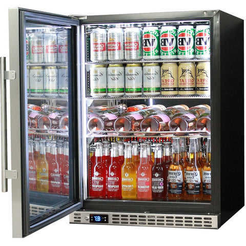 Schmick Quiet Running Front Venting Under Bench Solid Stainless Door Bar Fridge - Model SK156L-SD