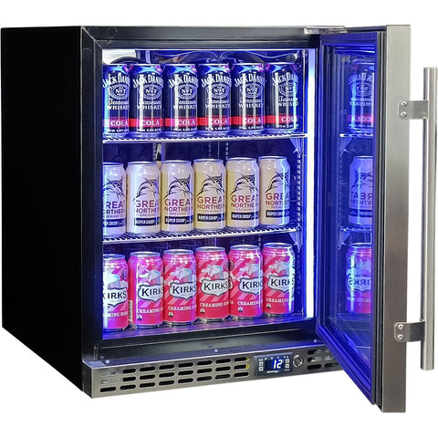 Schmick Quiet Running Front Venting Under Bench Solid Door Bar Fridge - Model SK86R-SD