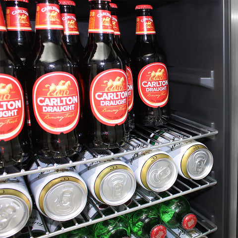 Schmick Twin Zone Beer And Wine Bar Fridge - Model JC190-SS