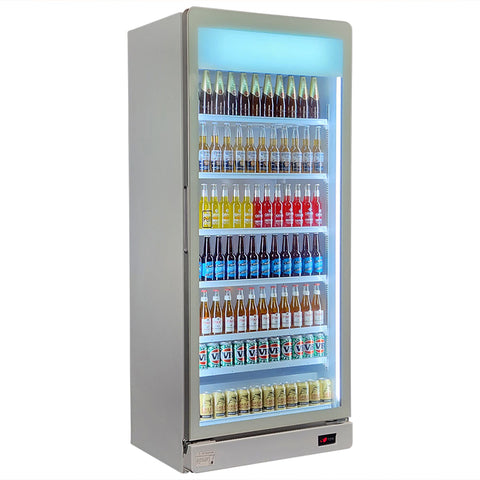 Upright Commercial Classy All Glass Door Bar Fridge - Model HUS-SC700W