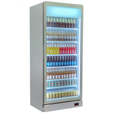 Upright Commercial Classy All Glass Door Bar Fridge - Model HUS-SC700W