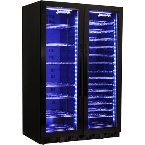 Schmick Matching Upright Glass Door Beer And Wine Refrigerator Combination - Model BD425-Combo-B