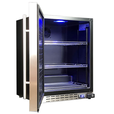Schmick Under Bench Solid Door Bar Fridge - Model JC132B-SD