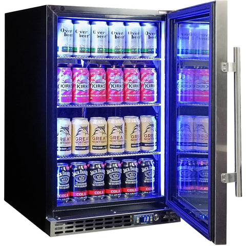 Schmick Quiet Running Front Venting Under Bench Heated Glass Door Bar Fridge Model SK116R-HD