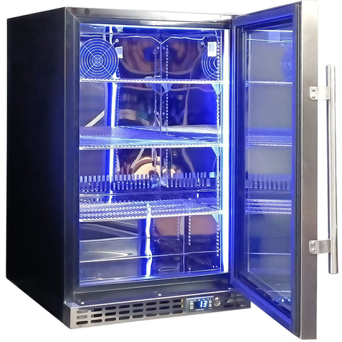 Schmick Quiet Running Front Venting Under Bench Bar Fridge - Model SK116R-SD