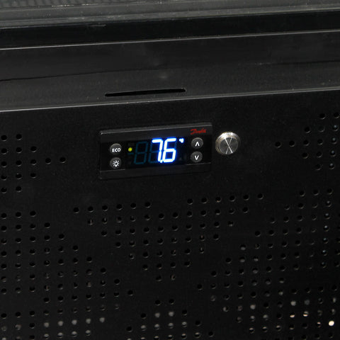 Schmick Classy Upright Heated Glass 1 Door Bar Fridge - Model SK422R-B-HD