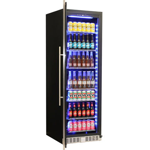 Schmick Upright Glass Door Drinks Refrigerator Left Hinged - Model BD425B
