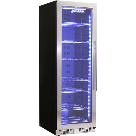 Schmick Upright Glass Door Drinks Refrigerator Left Hinged - Model BD425B