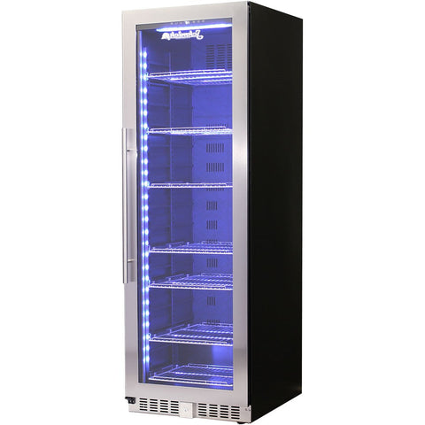 Schmick Upright Glass Door Drinks Refrigerator - Model BD425RB Right Hinged