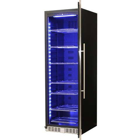 Schmick Upright Glass Door Drinks Refrigerator - Model BD425RB Right Hinged