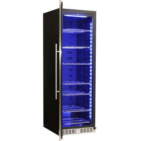 Schmick Upright Glass Door Drinks Refrigerator Left Hinged - Model BD425B