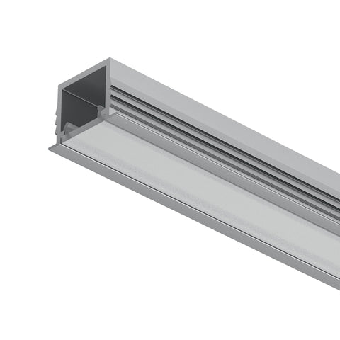 LED Striplight Kit Cool White Features: LED Striplight 3042 kit for recess mountingZinc alloy profile>50,000h lifetimeSelf adhesive mounting of LED stripA+ energy efficiencyIP20 degree of protection Colour temperature: 4000K cool white Profile width (mm):