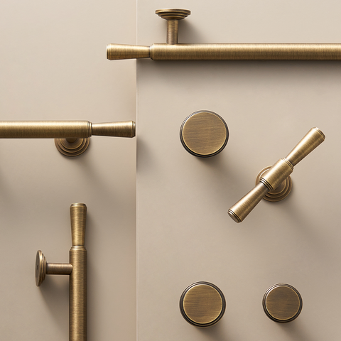 Soleil Solid Brass Handle | Bronze XS - XXXL