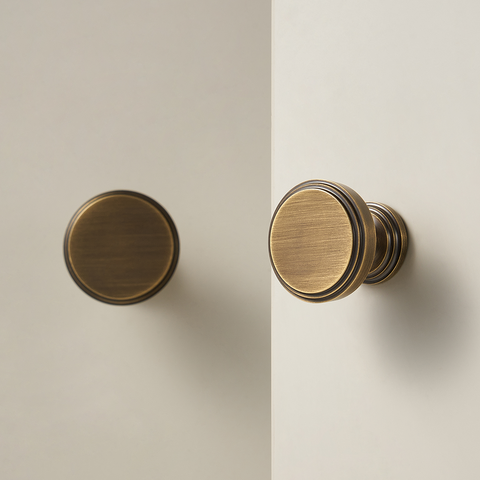 Orson Solid Brass Knob | Bronze