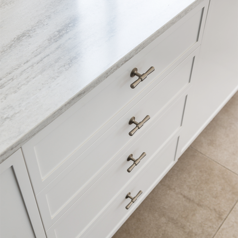 Soleil Solid Brass Handle | Satin Nickel XS - XXXL
