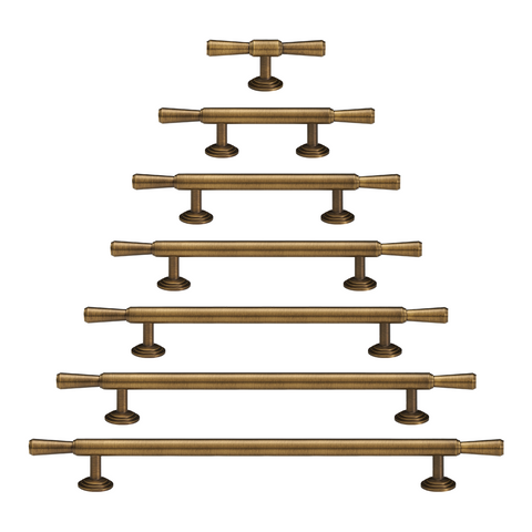 Soleil Solid Brass Handle | Bronze
