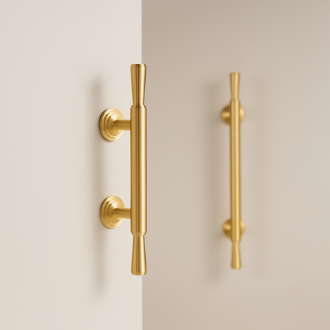 Soleil Solid Brass Handle | Satin Brass