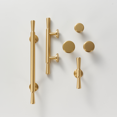 Soleil Solid Brass Handle | Satin Brass