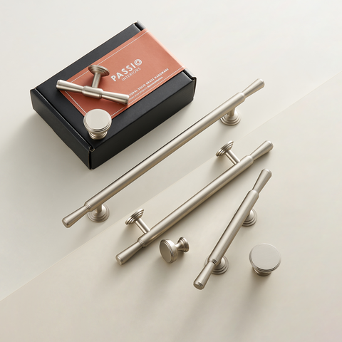 Soleil Solid Brass Handle | Satin Nickel