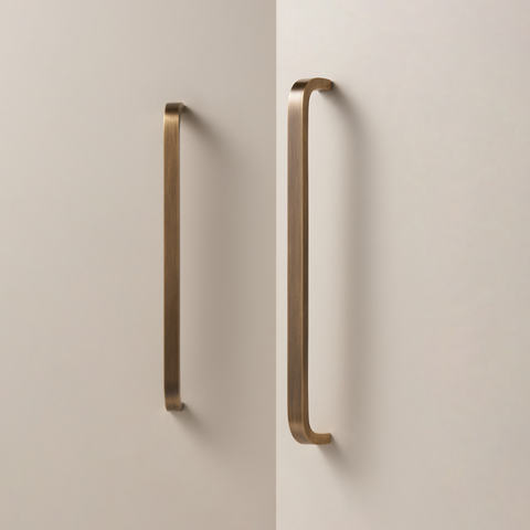 Sora Solid Brass Handle | Bronze