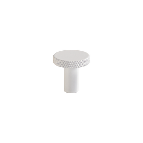 Soren Solid Brass Knob | White