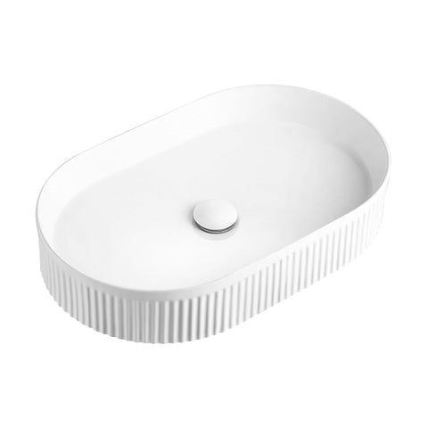 Kensington Above Counter Basin 560x350mm Gloss White