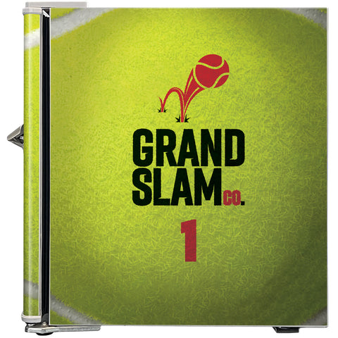 Retro Tennis Ball Vintage Mini Bar Fridge With Opener - Add Your Own Name - Model BC46W-TENNIS