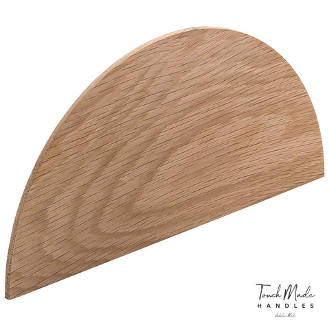 Hand Crafted Timber Half Moon Handles