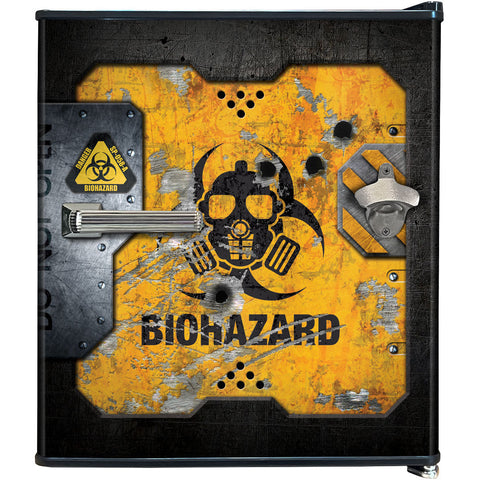 Toxic Waste Crate Design Mini Bar Fridge - A Great Gift Idea - Model BC46B-TOXIC