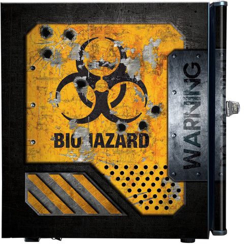 Toxic Waste Crate Design Mini Bar Fridge - A Great Gift Idea - Model BC46B-TOXIC