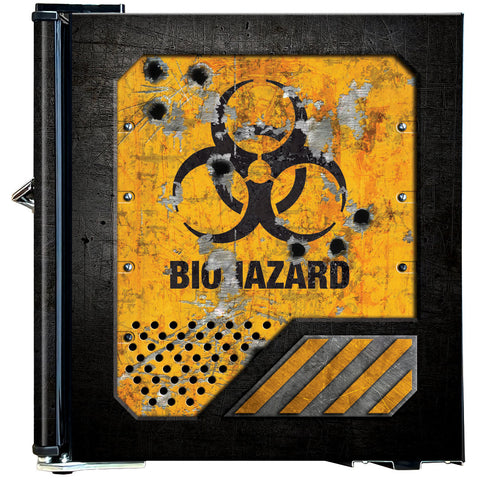 Toxic Waste Crate Design Mini Bar Fridge - A Great Gift Idea - Model BC46B-TOXIC