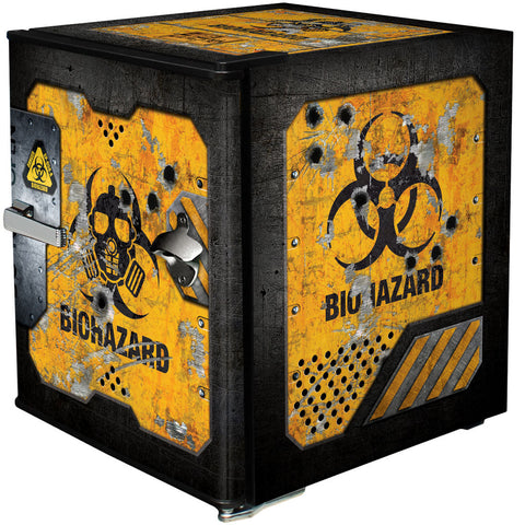 Toxic Waste Crate Design Mini Bar Fridge - A Great Gift Idea - Model BC46B-TOXIC