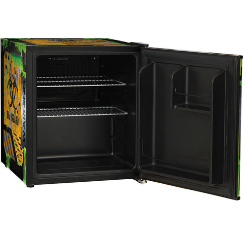 Toxic Slime Crate Design Mini Bar Fridge - A Great Gift Idea - Model BC46B-SLIME
