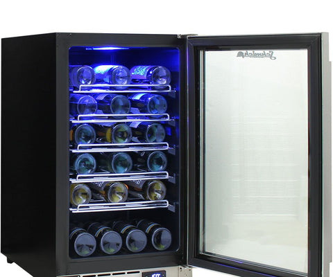 Schmick Under Bench Glass Door Wine Fridge Triple Glazed - Model JC95W-860