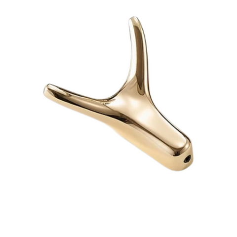 Deer Shaped Hook | Polished Gold (Set of 3)