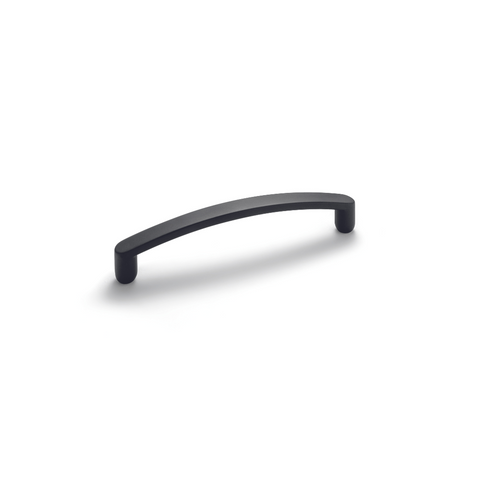 H2370 Cabinetry Handles, 3 Sizes, 3 Colours Finish: Matt Black Brushed Nickel plated. Gold colored brushed. Dimensions: 60mm x 27mm Note: Please order screws separately:022.35.225: 22mm Screws for use with all Häfele handles where panel thickness is 16 -
