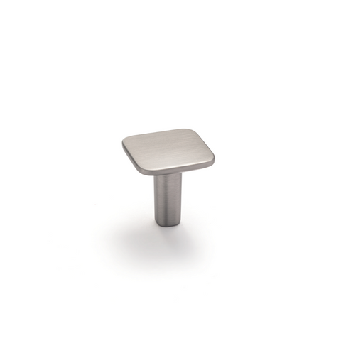 H2385 Cabinetry Knob, 4 Colours Finish: Matt Black Brushed Nickel plated. Gold colored brushed. Graphite coloured Dimensions: 27mm x 28mm Note: Please order screws separately:022.35.225: 22mm Screws for use with all Häfele handles where panel thickness is