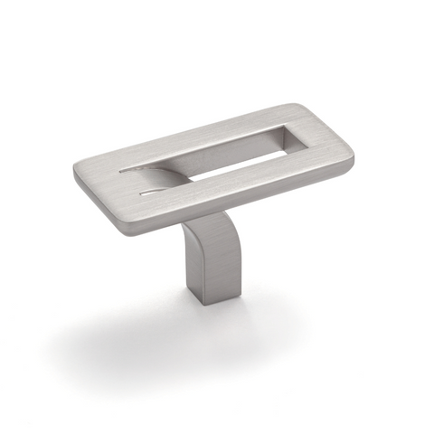 H2355 Cabinetry Knob Handles, 3 colours The H2355 Knob Handles features a unique, distinctive, and elegant Design. An innovative design that turn furniture into icons. Finish: Matt Black Brushed Nickel plated. Gold colored brushed. Dimensions: 52mm x 31mm