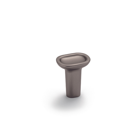 H2325 Knob, 5 colours Finish: Matt black Brushed nickel plated Gold coloured brushed Graphite coloured Titanium coloured matt grey Dimensions: 24 x 29 mm Note: Please order screws separately:022.35.225: 22mm Screws for use with all Häfele handles where pa