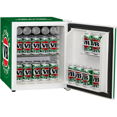 VB Retro Mini Bar Fridge 46 Litre With Opener - Model BC46W-VB-V2