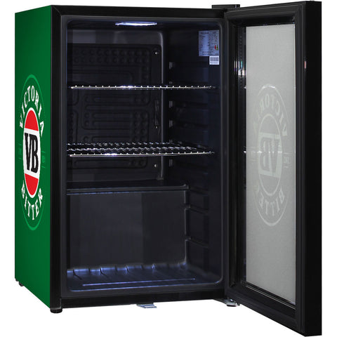 VB Branded Glass Door Bar Fridge With Cool Frosted Door Logo - Model SC70-B-VB-V1