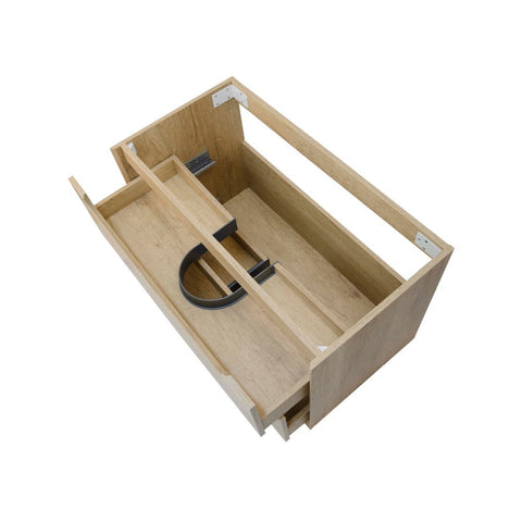 Vanity BYRON Wall Hung 600mm Natural Oak