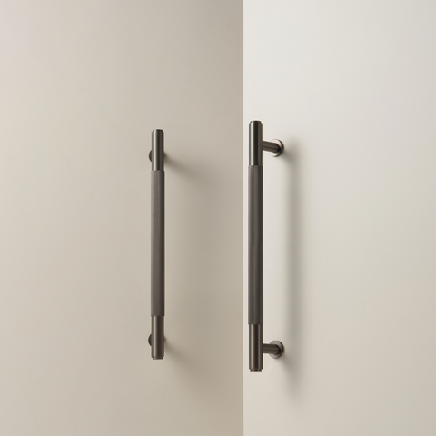 Vexel Solid Brass Handle | Gunmetal