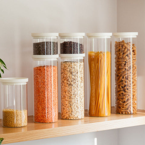 Ultimate Glass Pantry Container Makeover