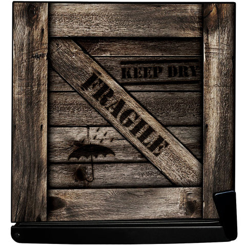 Cool Wooden Crate Design Mini Bar Fridge - A Great Gift Idea - Model BC46B-CRATE