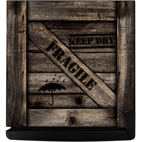 WOODEN CRATE Design Retro Mini Bar Fridge 70 Litre Schmick Brand With Opener - Model BC70B-WC