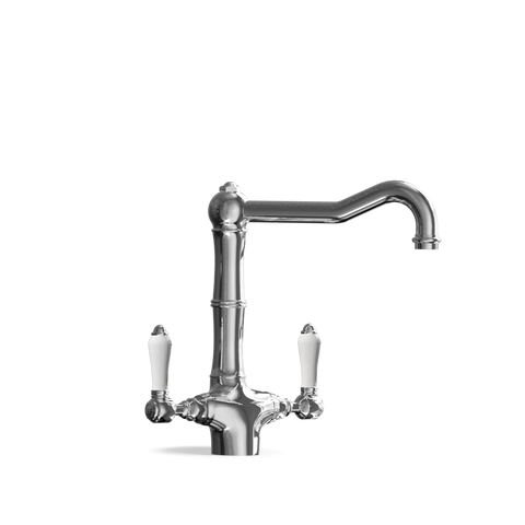 Two-Handle Kitchen Tap — Swivel Spout | Puglia Discover the Two-Handle Kitchen Tap — Swivel Spout | Puglia, a handcrafted Italian mixer that enhances your kitchen with elegance.